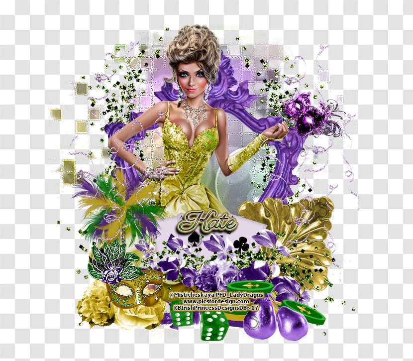 Legendary Creature - Violet - Wisteria Watercolor Transparent PNG