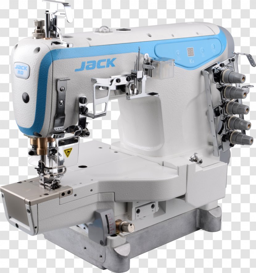 Sewing Machines Textile Overlock Clothing Industry - Machine Transparent PNG