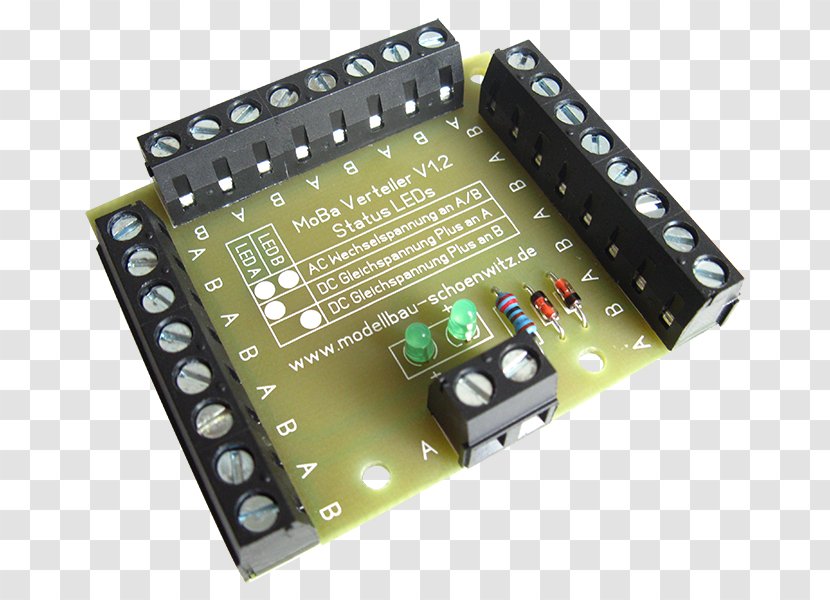 Microcontroller Rail Transport Modelling Electronics Distribution Board Electronic Component - Extralow Voltage - Moba Transparent PNG