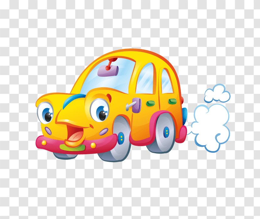 Car Child Sticker Drawing Wall Decal - Vehicle Transparent PNG