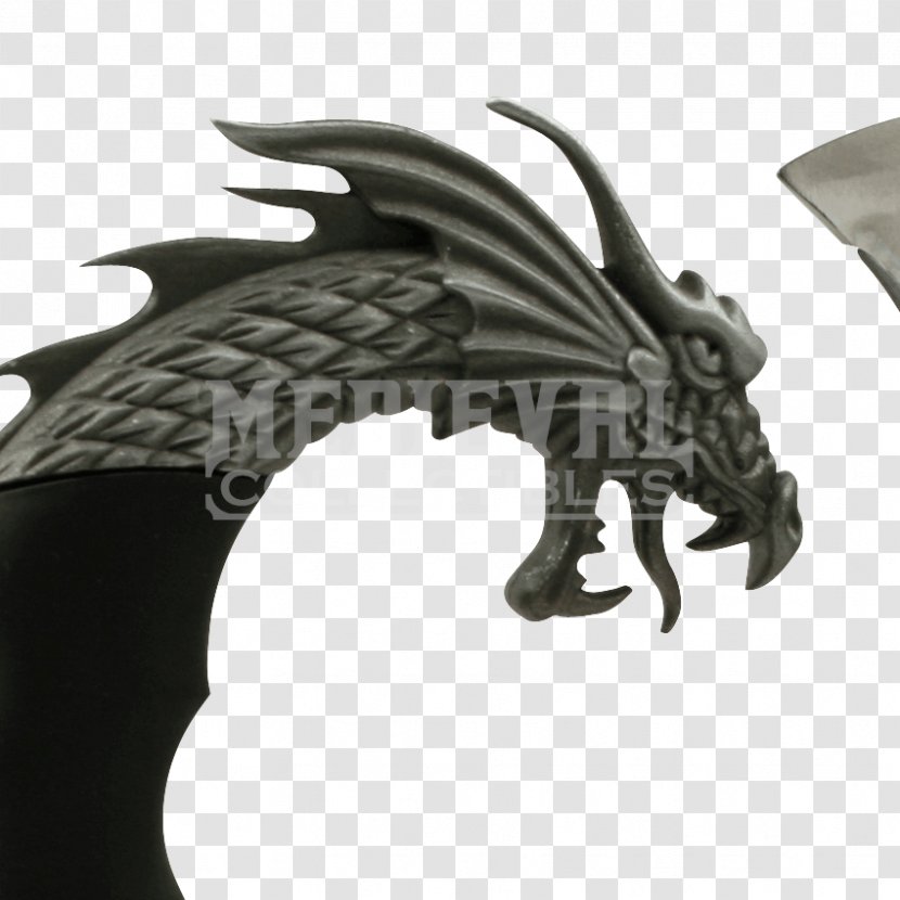 Middle Ages The Ice Dragon Figurine Fantasy - Talwar Transparent PNG
