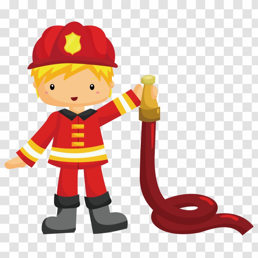 Firefighter Fire Safety Clip Art - Extinguisher - Firefighting Staff Transparent PNG