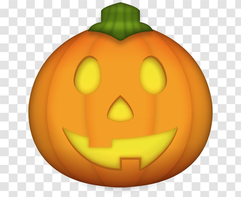 Emoji Jack-o'-lantern Pumpkin Desktop Wallpaper Clip Art - Cucurbita Pepo Transparent PNG