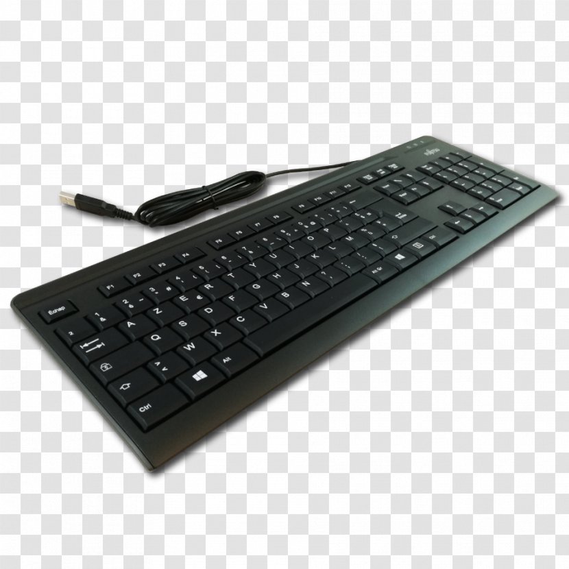 Computer Keyboard Numeric Keypads Space Bar Touchpad Laptop - Electronic Device Transparent PNG