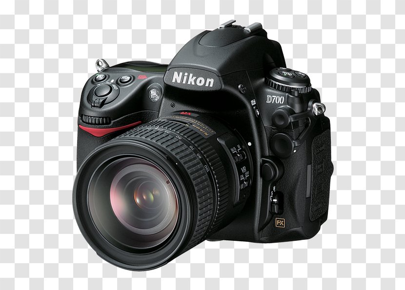 Nikon D700 Full-frame Digital SLR Camera Autofocus - Lens Transparent PNG