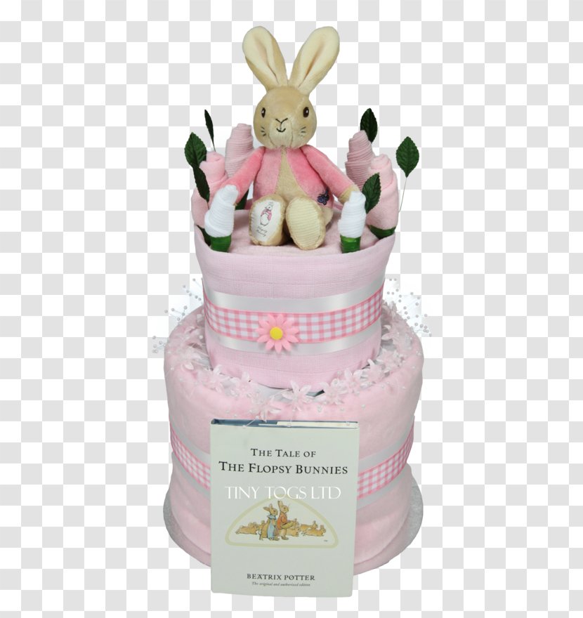 The Tale Of Flopsy Bunnies Peter Rabbit Diaper Cake - Frame - Bunny Transparent PNG