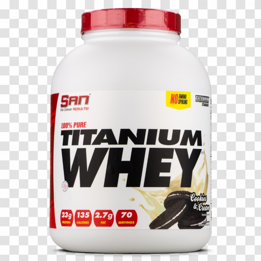 Dietary Supplement SAN 100% Pure Titanium Whey Brand Product - Ingredient - Protein Transparent PNG