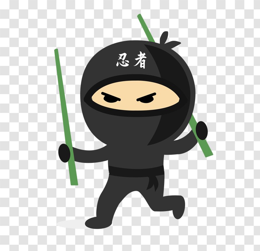 Clip Art Hungry Ninja Image - Green Transparent PNG