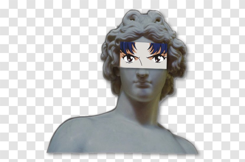 Marble Sculpture Vaporwave Statue - Aesthetics Transparent PNG