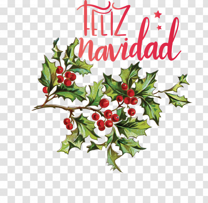 Feliz Navidad Merry Christmas Transparent PNG