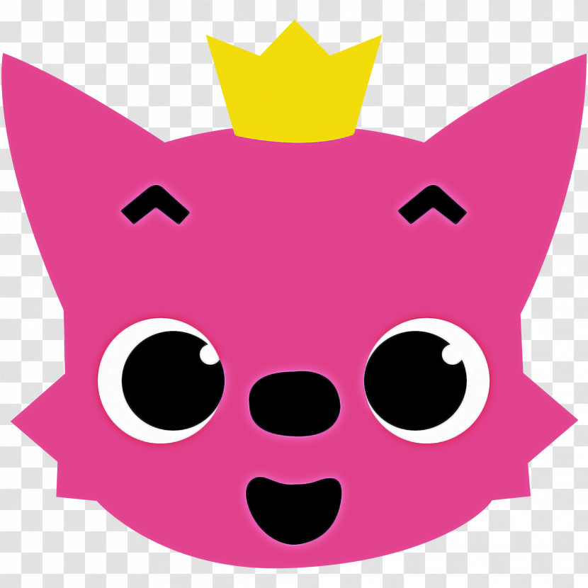 Pink Cartoon Snout Whiskers Headgear Transparent PNG