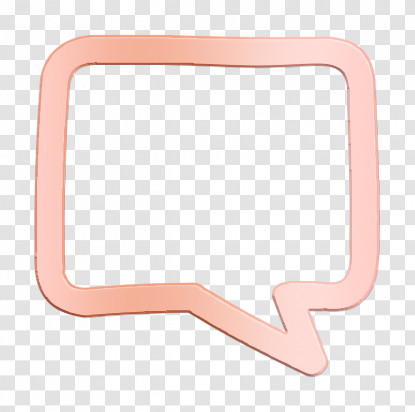 Interface Icon Chat Bubble Hand Drawn Outline Icon Hand Drawn Icon Transparent PNG