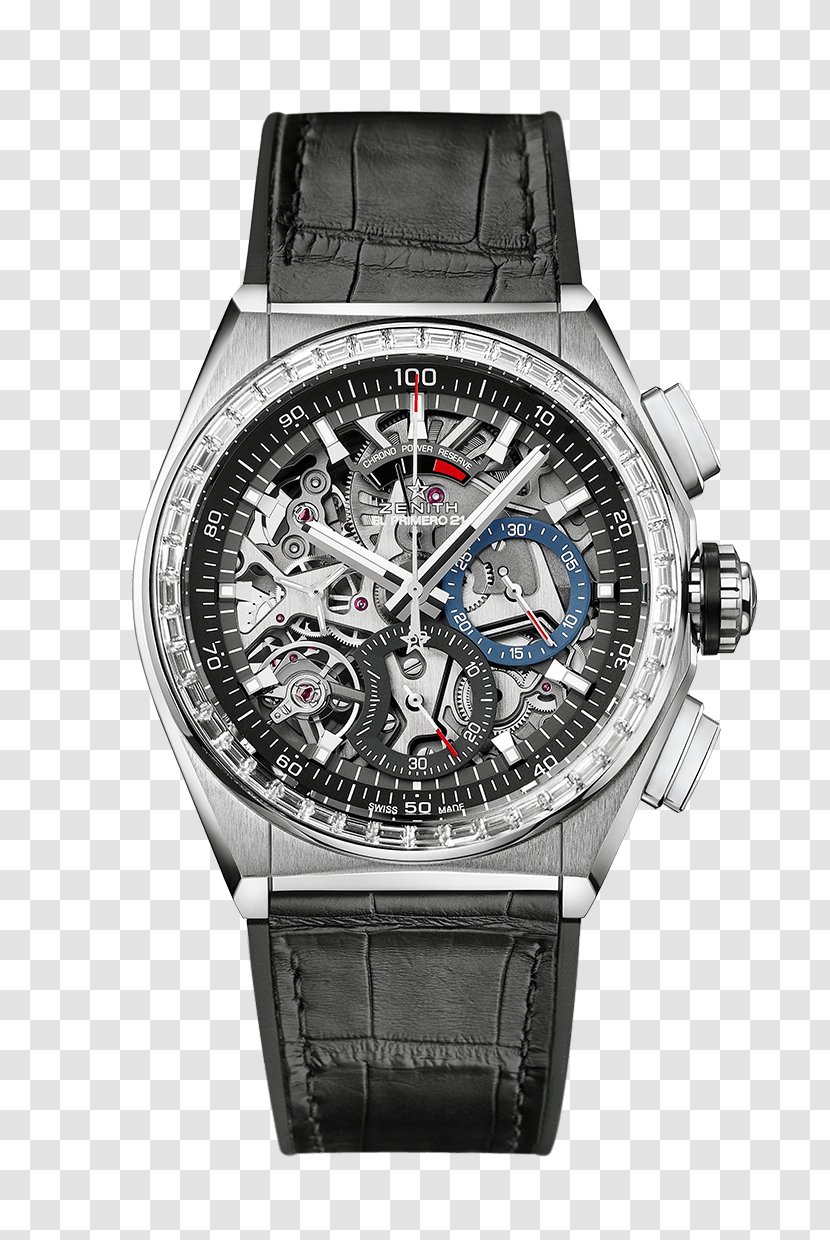 Zenith Le Locle Watch Chronograph Jewellery - Watchmaker Transparent PNG