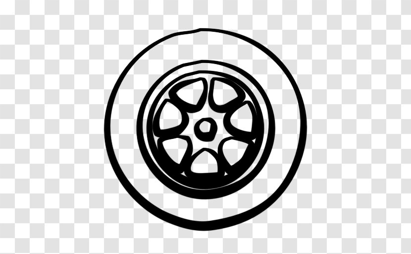 Alloy Wheel Car Rim Spoke Clip Art - Automotive Tire Transparent PNG