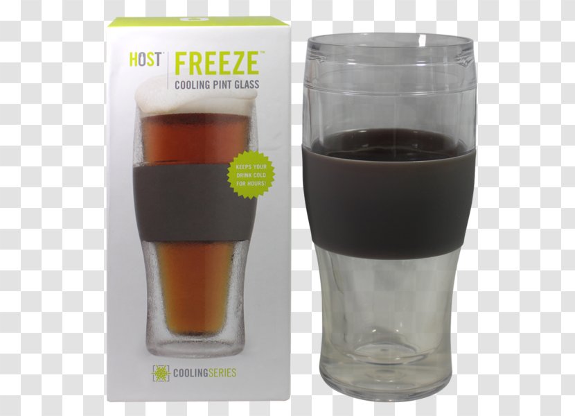 Beer Pint Glass Imperial FREEZE Cooling HOST - Drink Transparent PNG