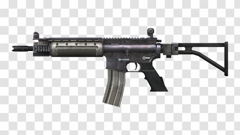 LR-300 M4 Carbine Airsoft Guns Weapon - Cartoon - Assault Riffle Transparent PNG