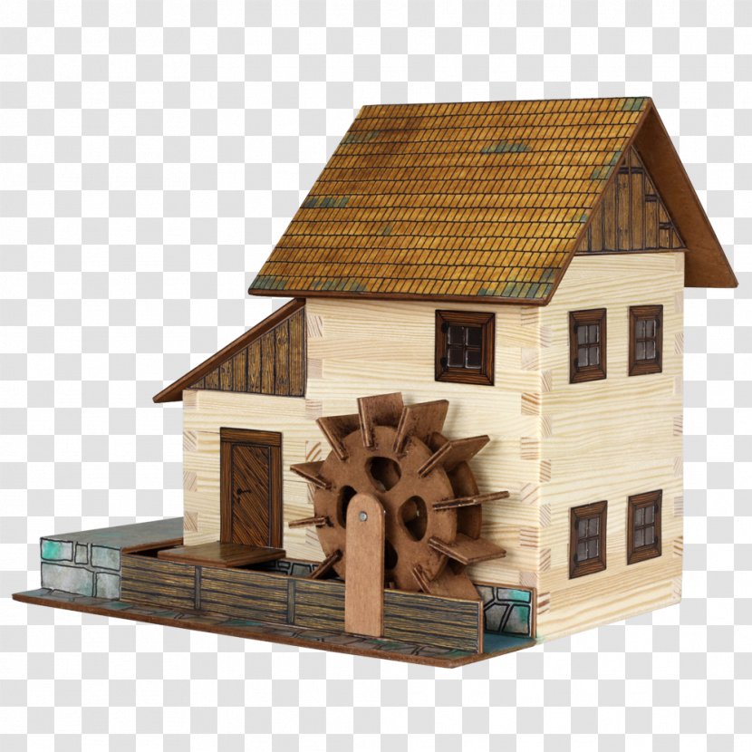 Toy Walachia Woodwork Kit Watermill Timbered Construction Set Plastic Model - Game Transparent PNG