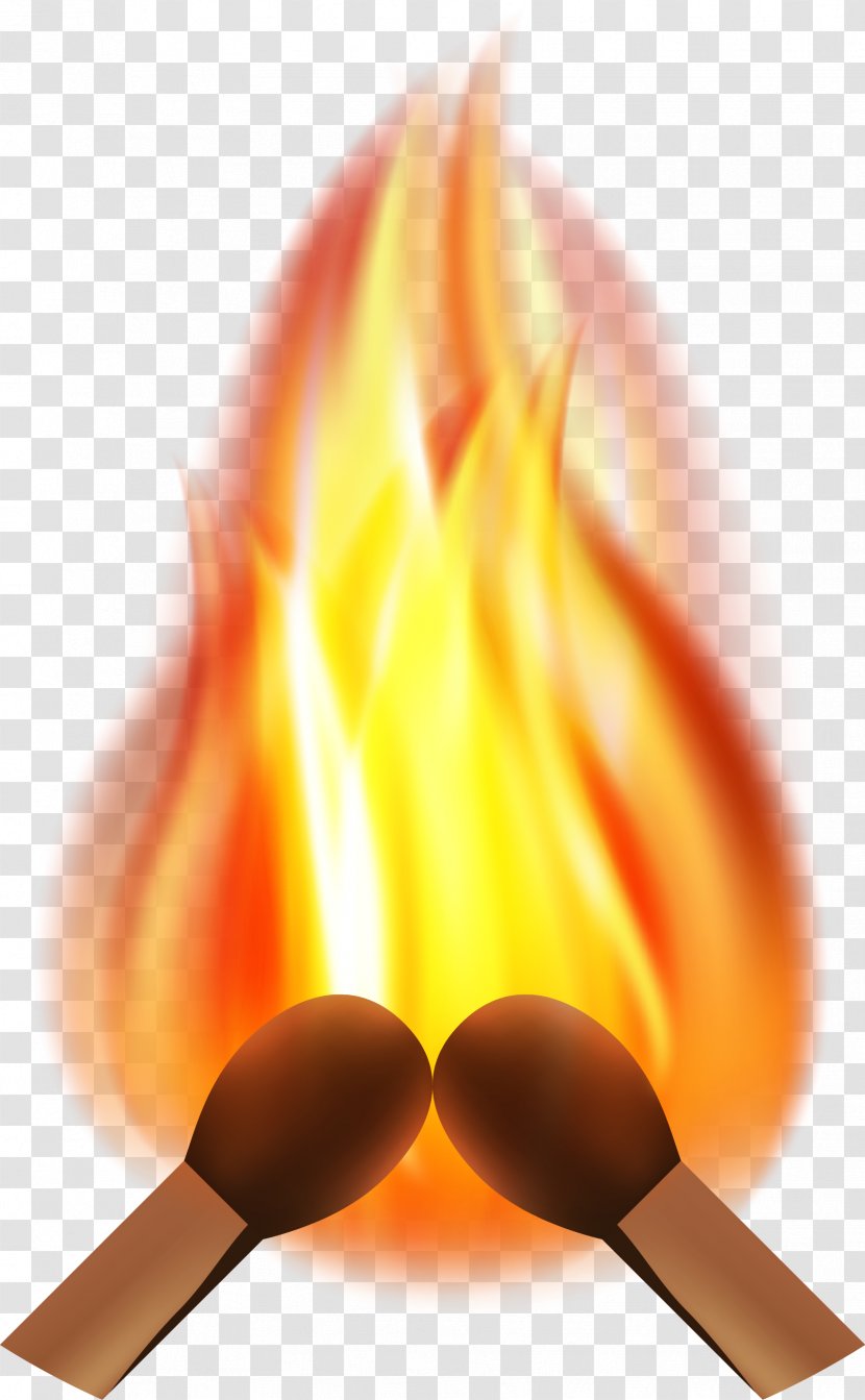 Flame Fire Red Color - Yellow - Material Transparent PNG