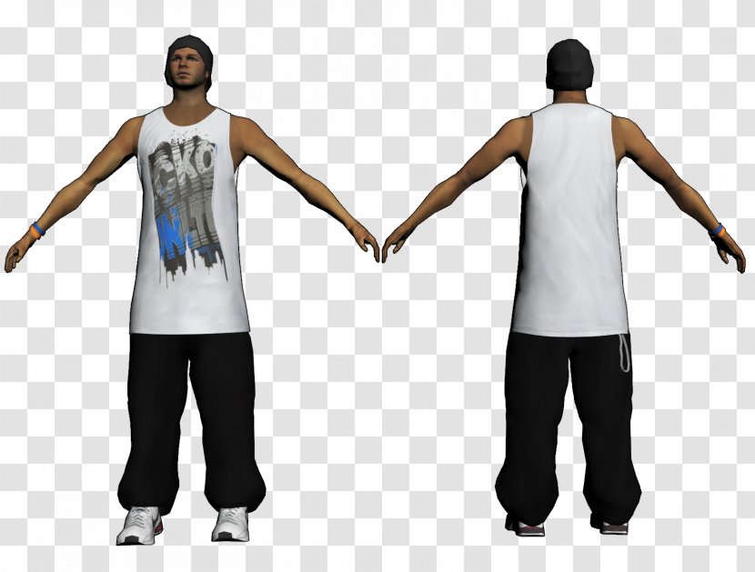Grand Theft Auto: San Andreas T-shirt Srch Shoulder Mod Transparent PNG