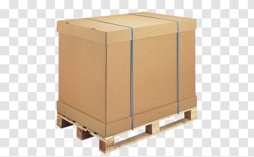 Pallet Cardboard Box Wooden Corrugated Fiberboard - Carton Transparent PNG