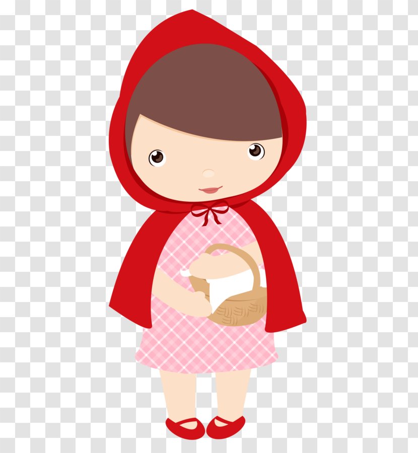 Little Red Riding Hood Big Bad Wolf Clip Art - Watercolor - Tree Transparent PNG
