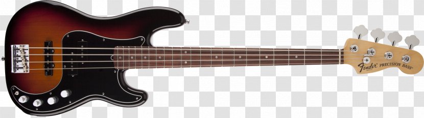 Fender Precision Bass Jazz V Squier Guitar - Silhouette Transparent PNG