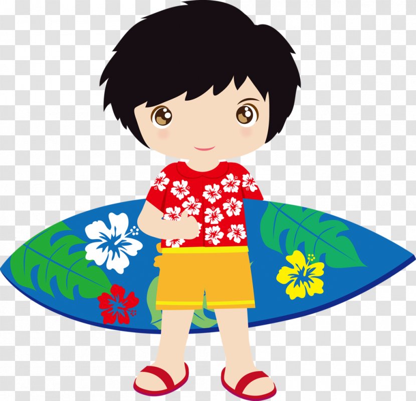 Hawaiian Luau Clip Art - Boy - Aloha Transparent PNG