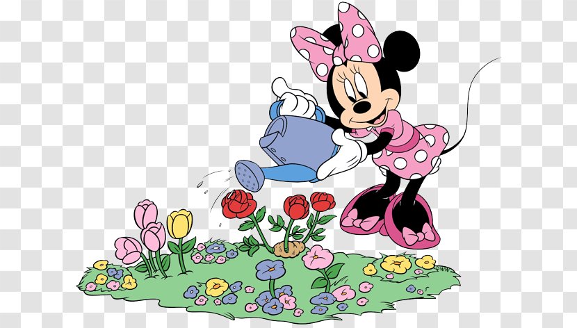 Minnie Mouse Mickey Daisy Duck Clarabelle Cow Clip Art - Artwork Transparent PNG