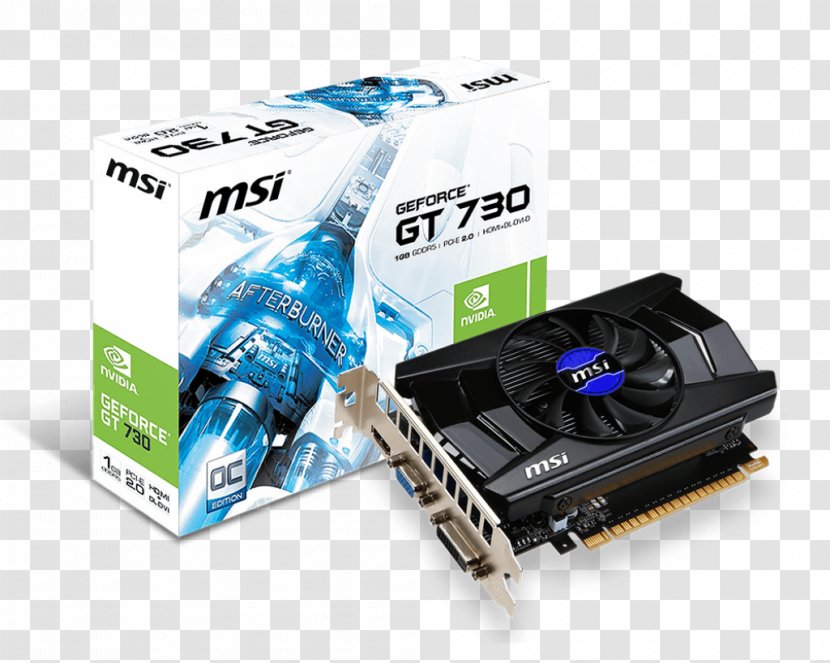 Graphics Cards & Video Adapters NVIDIA GeForce GT 730 GDDR5 SDRAM 128-bit - Technology - Nvidia Transparent PNG