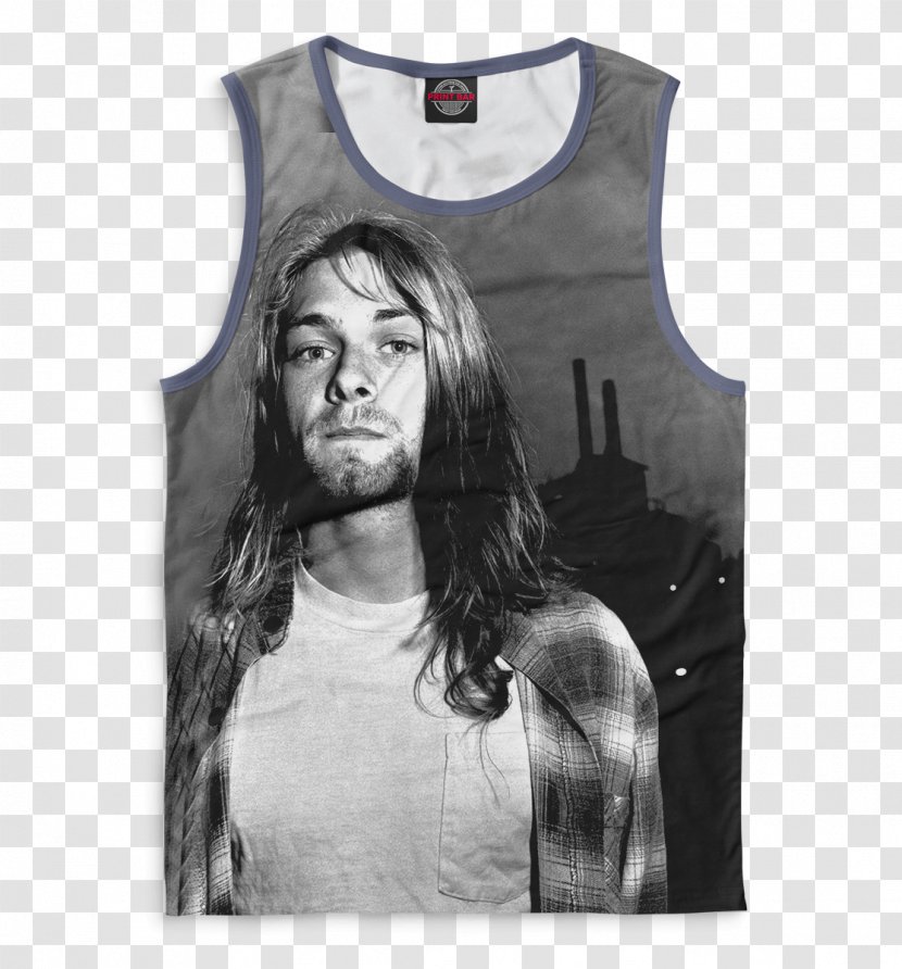 Kurt Cobain. Breviario T-shirt Soaked In Bleach Grunge Transparent PNG
