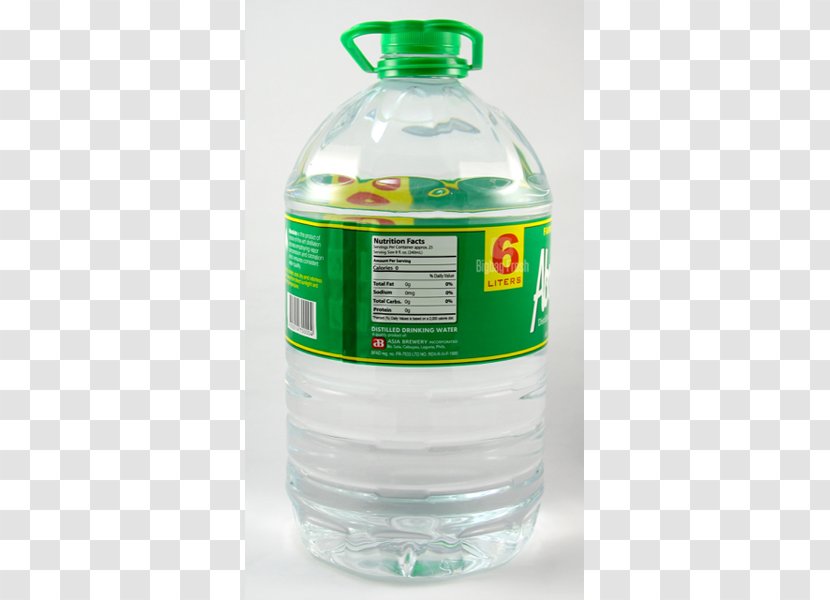 Distilled Water Drinking Bottled - Bottle - Mineral Transparent PNG