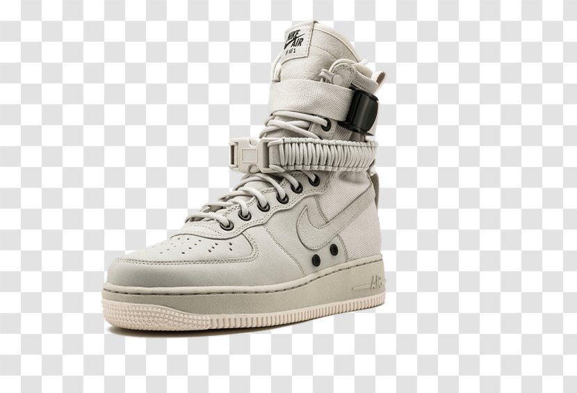 Sneakers Air Force 1 Nike Max White - Beige Transparent PNG