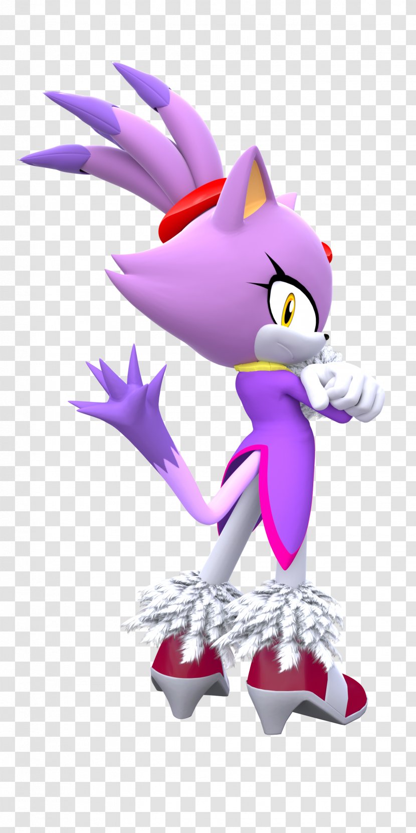 Sonic Rush Ariciul Blaze The Cat Mario Video Game - Wing Transparent PNG