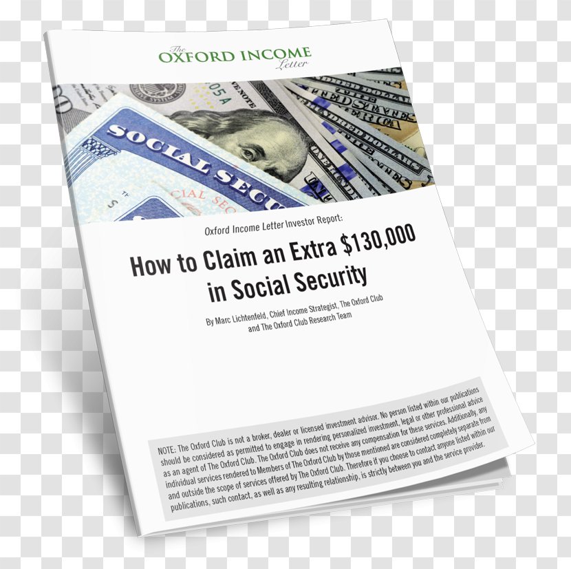 The Oxford Club, LLC Business Newsletter Strategist Stock - Brand - Social Security Transparent PNG