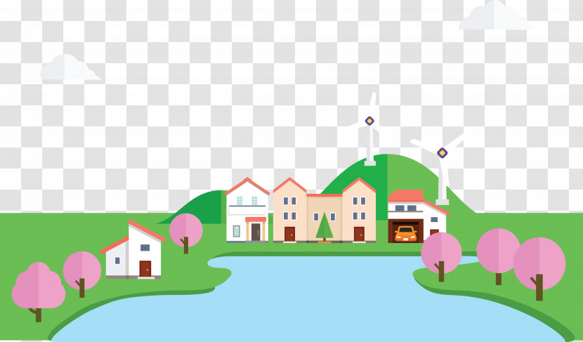 Eco Town Transparent PNG