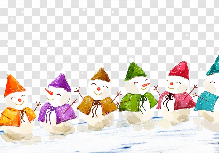 Christmas Snowman Download - Art Transparent PNG