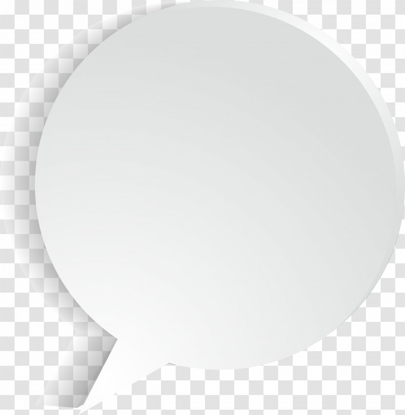 Circle Angle - White - Gray Simple Transparent PNG