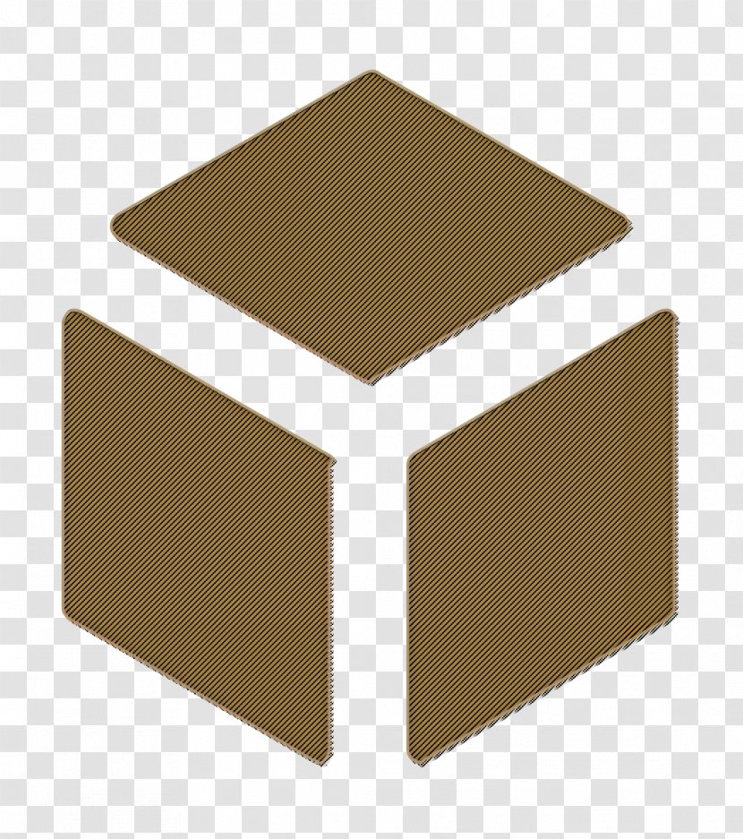 Box Icon Media Network - Brown - Rectangle Beige Transparent PNG