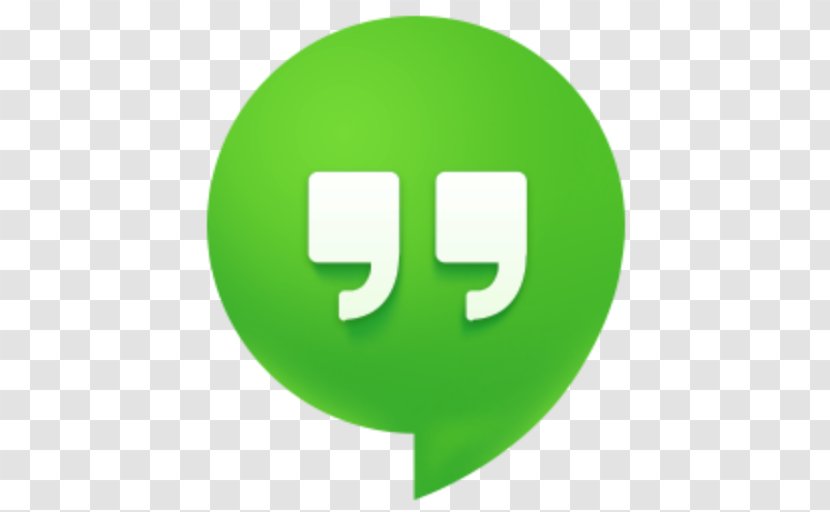 Google Hangouts Talk Voice Logo - Green Transparent PNG