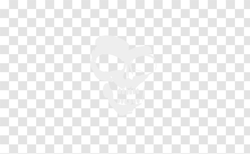 Product Design Logo Skull Font - Black And White - Battlefield Transparent PNG