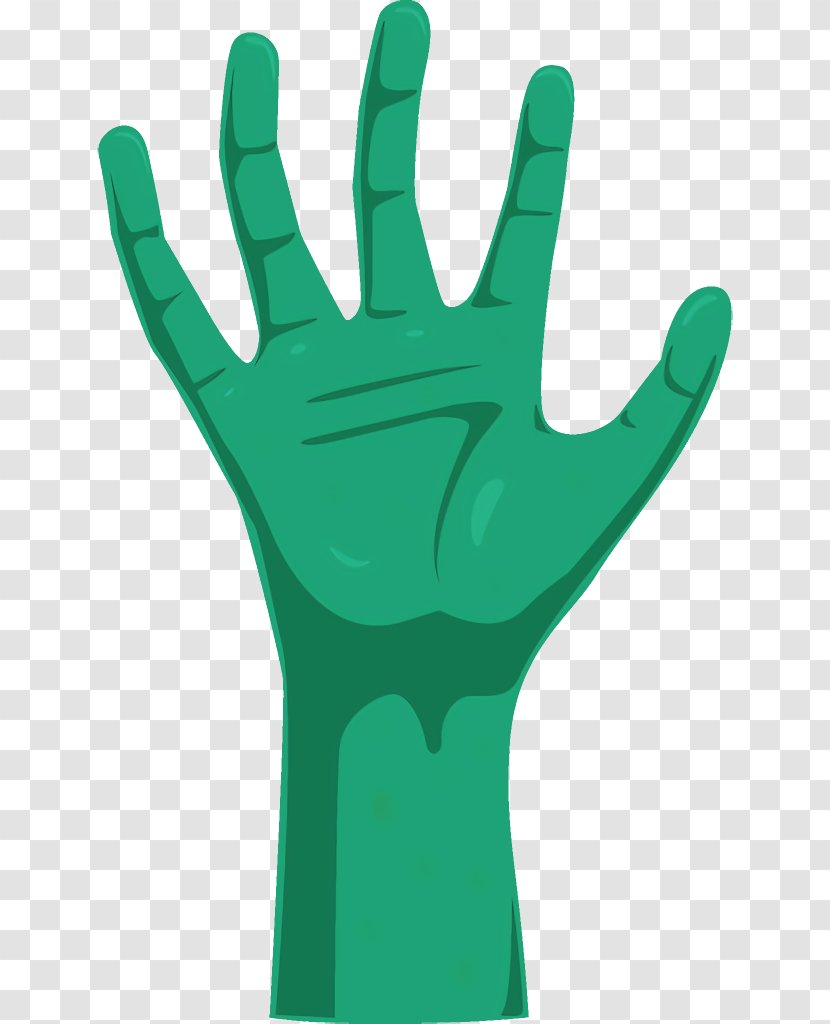 Death Hand Halloween - Personal Protective Equipment - Sign Language Thumb Transparent PNG