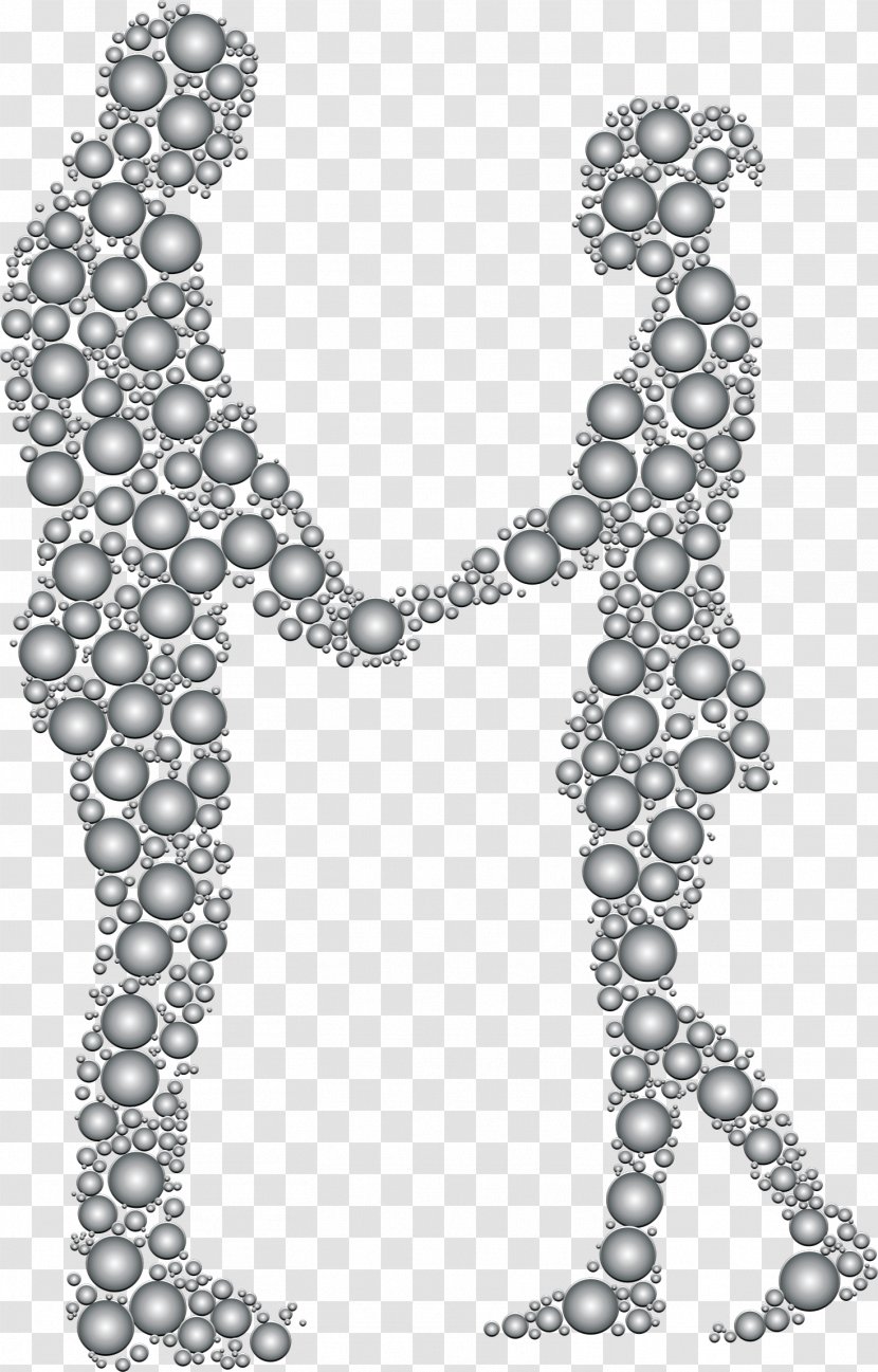 Silhouette Couple Love Clip Art - Body Jewelry - 9 Transparent PNG