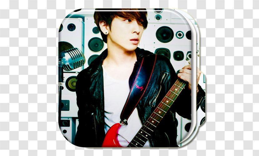 Jung Yong-hwa Guitarist South Korea CNBLUE Microphone - Flower Transparent PNG