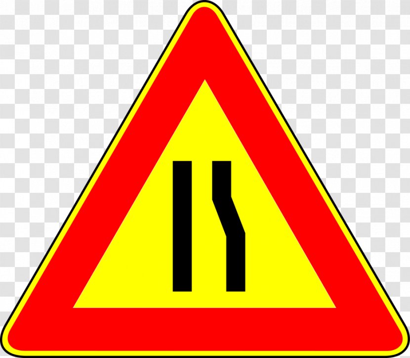 Traffic Sign Warning Road - Roadworks Transparent PNG