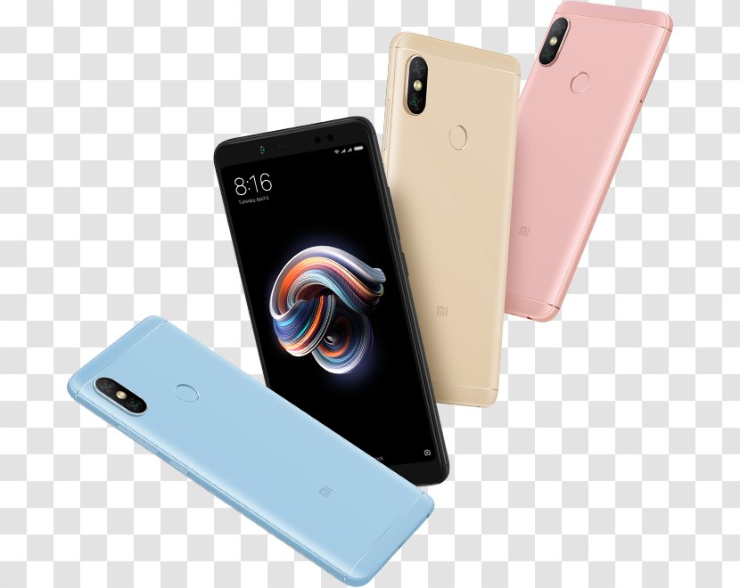 Xiaomi Redmi Note 5 Pro 4 Dual M1803E7SG 3GB/32GB 4G LTE Blue - Portable Communications Device - Smartphone Transparent PNG