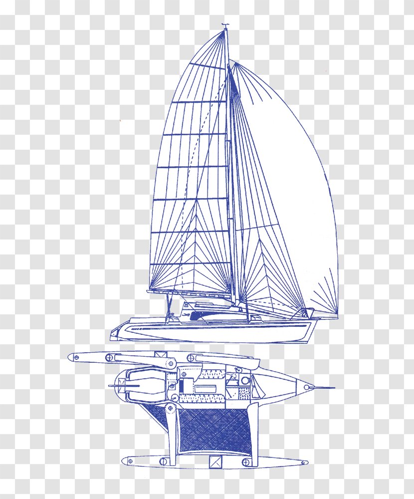 Sailing Brigantine Schooner Mast - Sail Transparent PNG