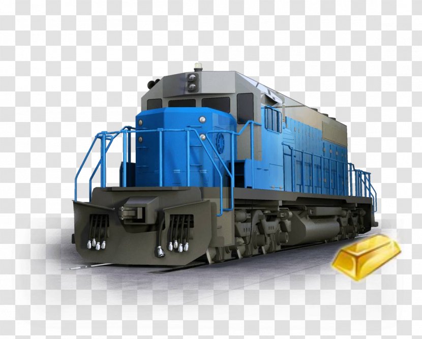 Railroad Car Train Rail Transport Machine Locomotive Transparent PNG
