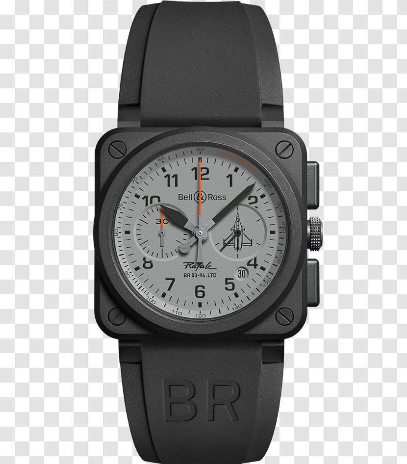 Dassault Rafale Bell & Ross Automatic Watch Chronograph Transparent PNG