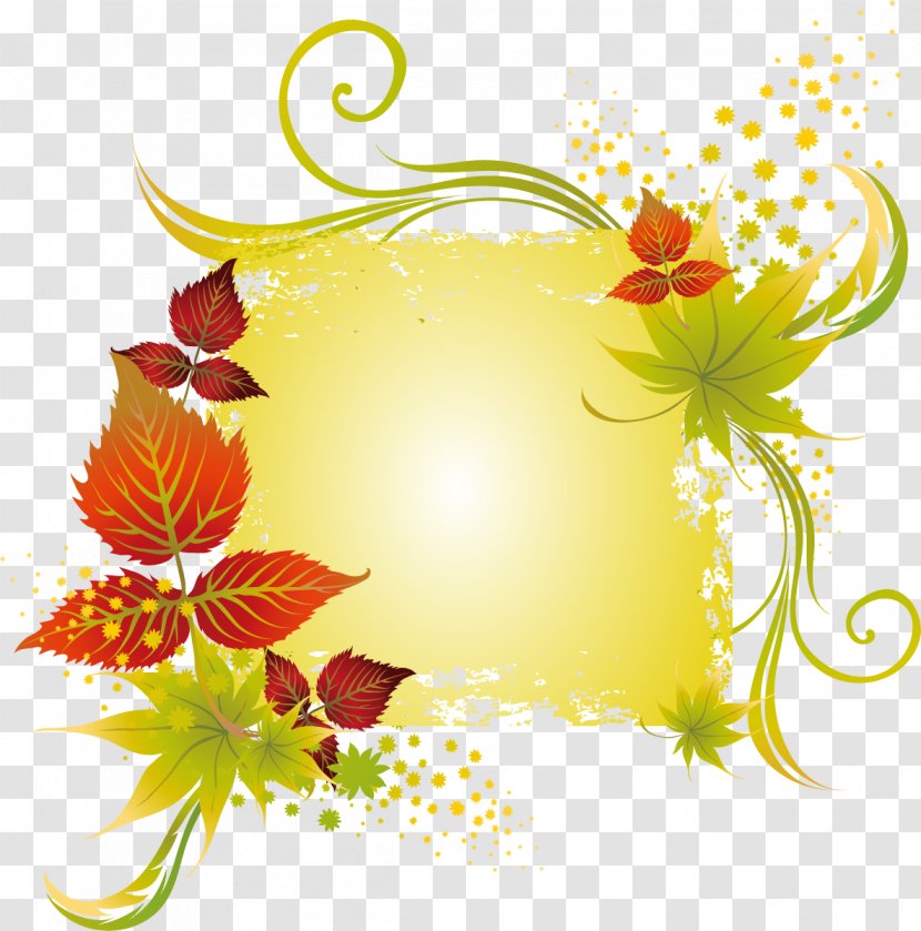Picture Frame Download Text - Floristry - Pattern Leaf Transparent PNG