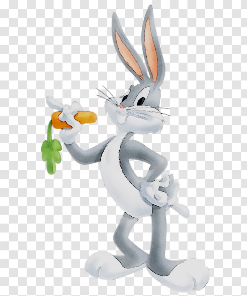 Rabbit Hare Cartoon Illustration - Fictional Character Transparent PNG